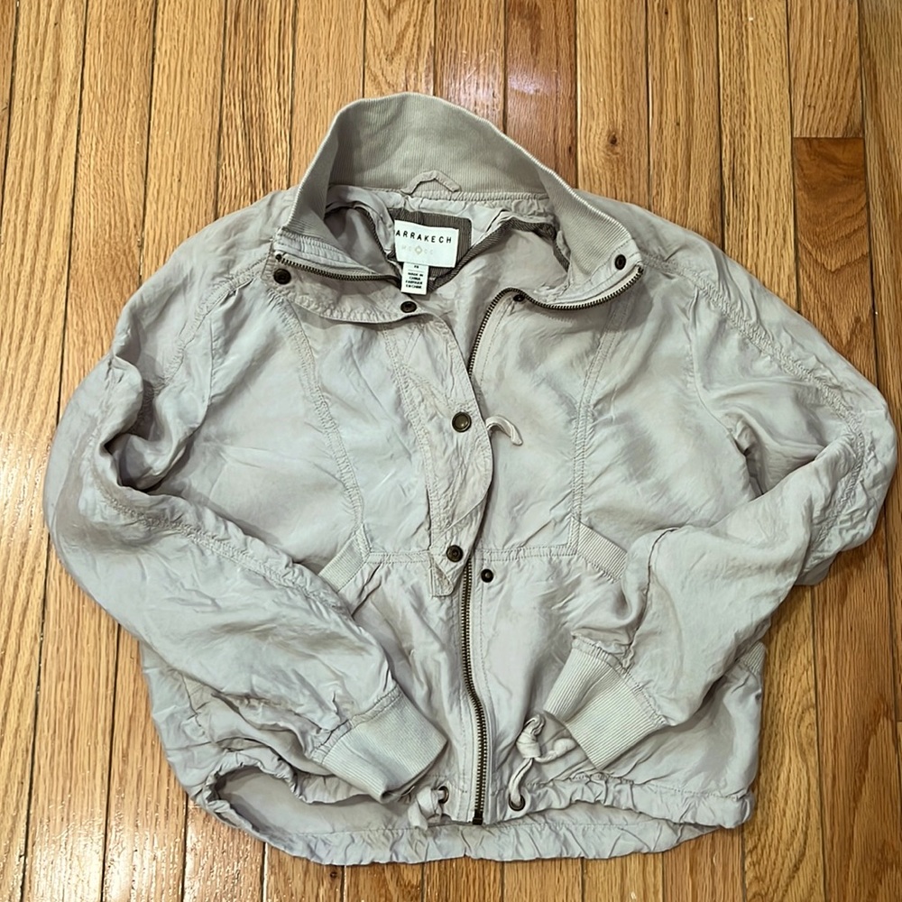Anthropologie Light & Silky Bomber Jacket